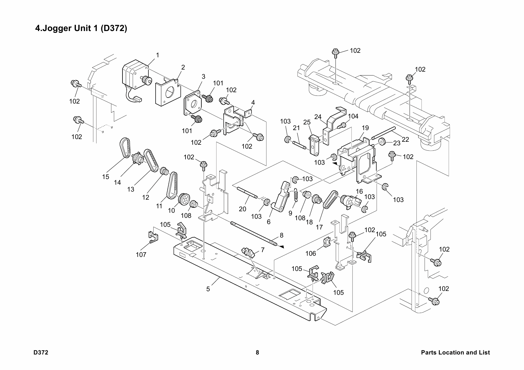 RICOH Options SR3050 D372 FINISHER Parts Catalog PDF download-5 RICOH Options SR3050 D372 FINISHER Parts Catalog PDF download-5